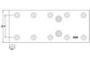 TEXTAR 1727806 Brake Lining Kit, drum brake